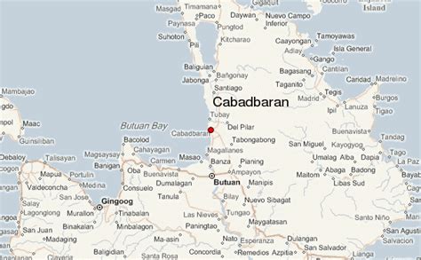 cabadbaran map